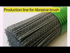 Production line abrasive brush