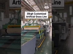 350kg/h High Quality Customized Artificial Grass Extruder For Multisport Court