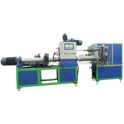 Kualitas Output 50kgh Jalur produksi filamen nilon abrasif Sistem pendinginan air terintegrasi untuk manufaktur filamen yang optimal pabrik