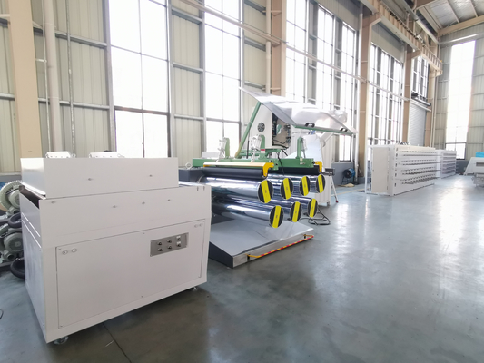 PE Bicolor Synthetic Grass Monofilament Extrusion Plant Fire Resistant Grass